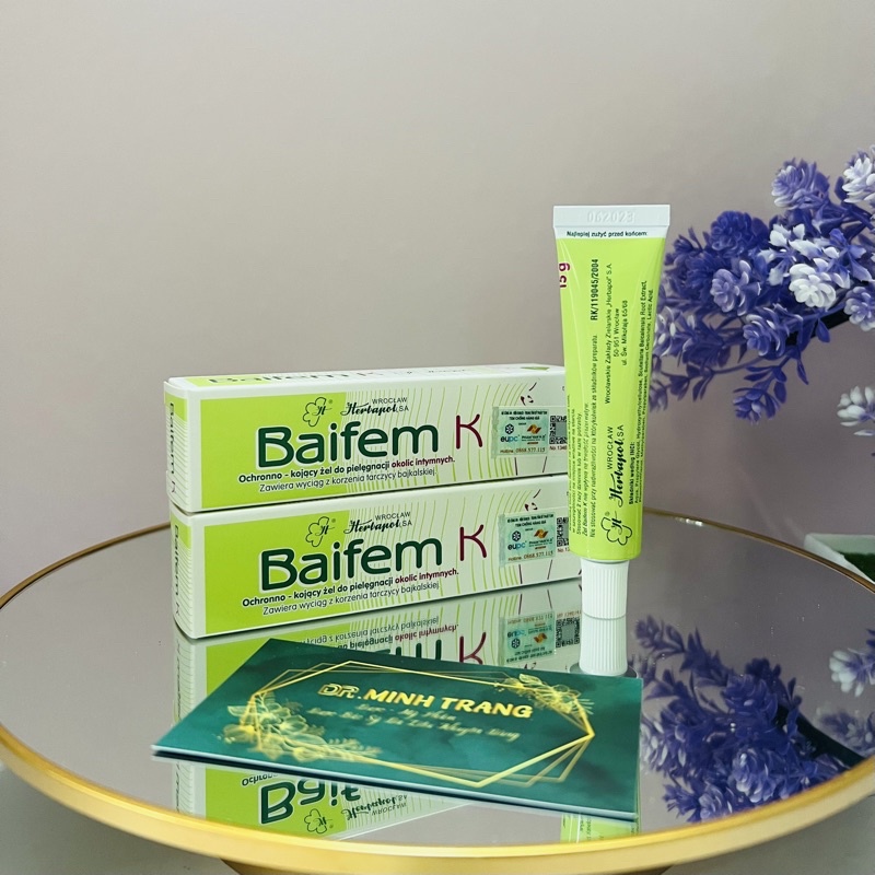 Hoàng  Cầm Dịu Nhẹ Giảm Ngưa Côn Trùng Đốt Ziaja Baifem K 15g