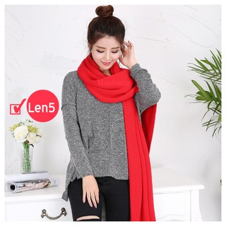 New thời trang Hàn Quốc phiên bản Khăn len XỊN khăn mùa đông khăn choàng dài 2019
