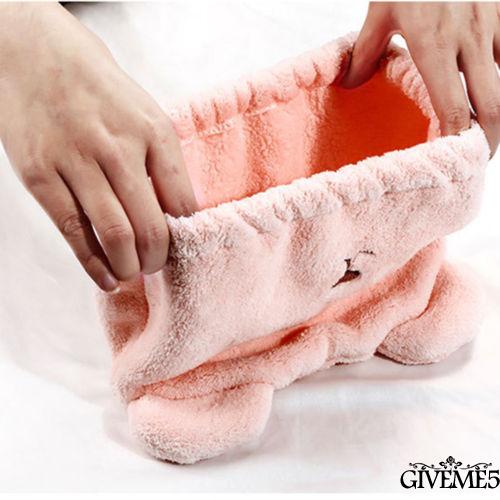 Khăn trùm đầu giúp làm khô tóc tạo kiểu tiện dụng chất lượng cao