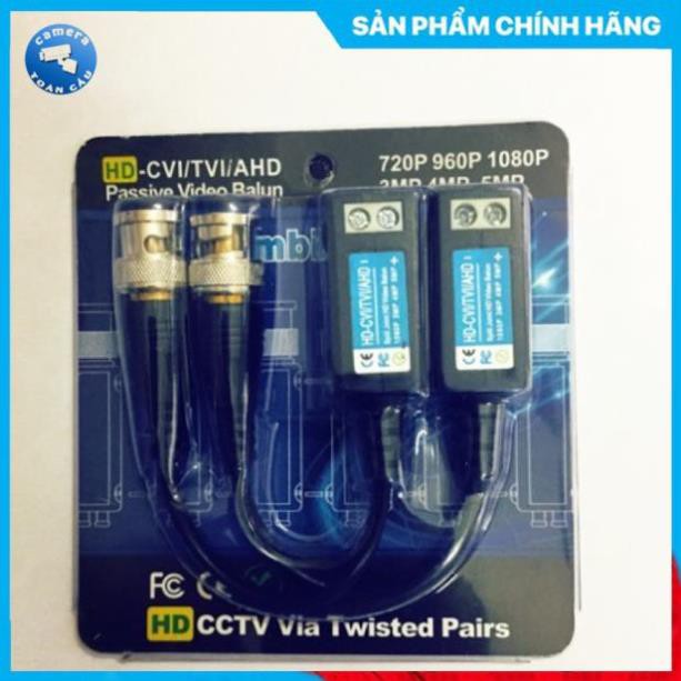 Video Balun Cho Camera 4MP/5MP AHD/CVI/TVI/Analog 1080P BL-30 - Camera Toàn Cầu