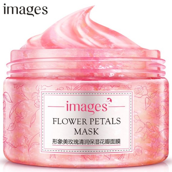 Mặt nạ dưỡng da chiết xuất cánh hoa hồng Images Flower Petals Mask