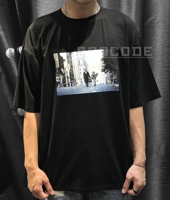 Áo longtee Leon Montana đen Brocode