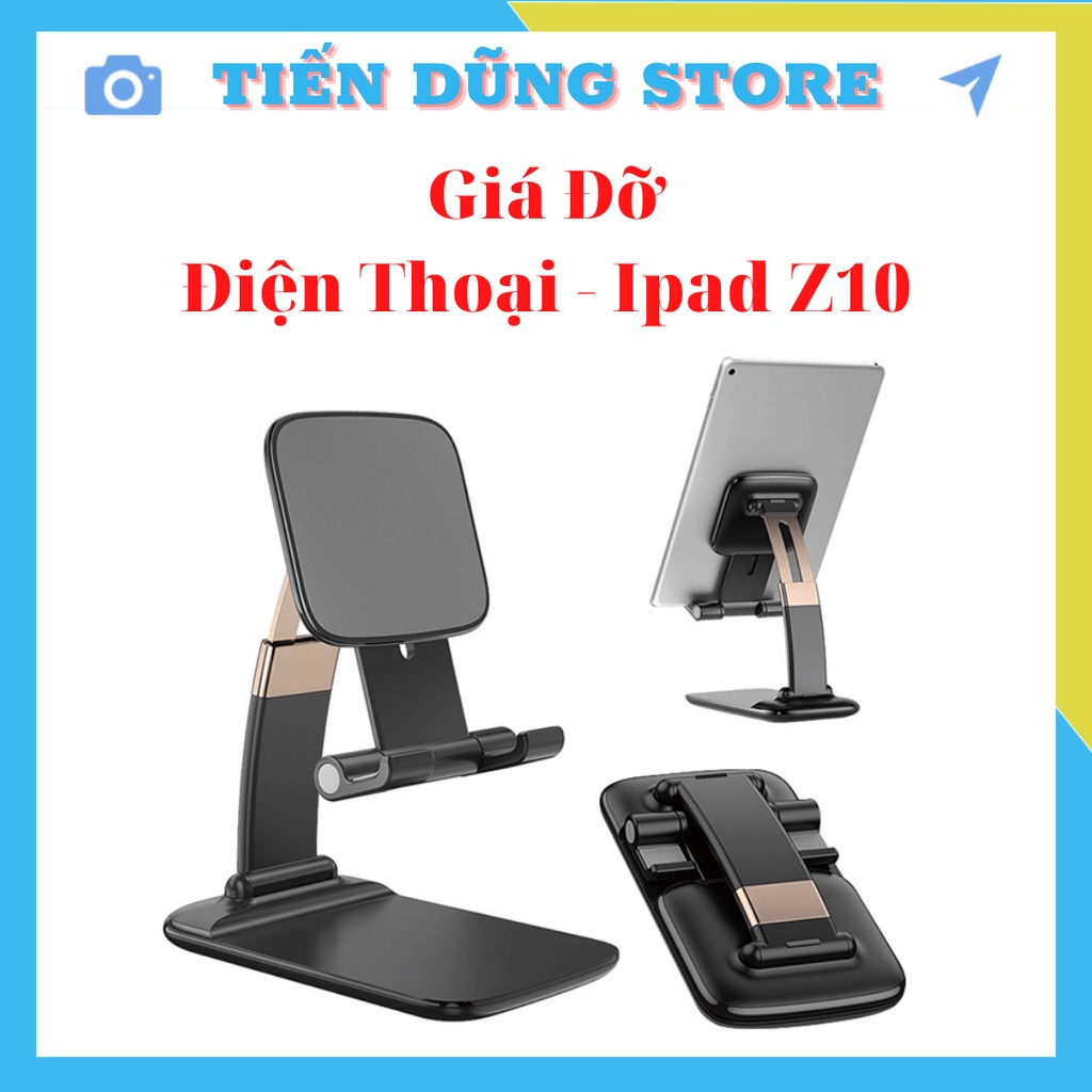 Giá Đỡ Điện Thoại Ipad Để Bàn Điều Chỉnh Kích Thước Khung Cong Gấp Gọn Chắc Chắn, Góc Xoay Linh Hoạt