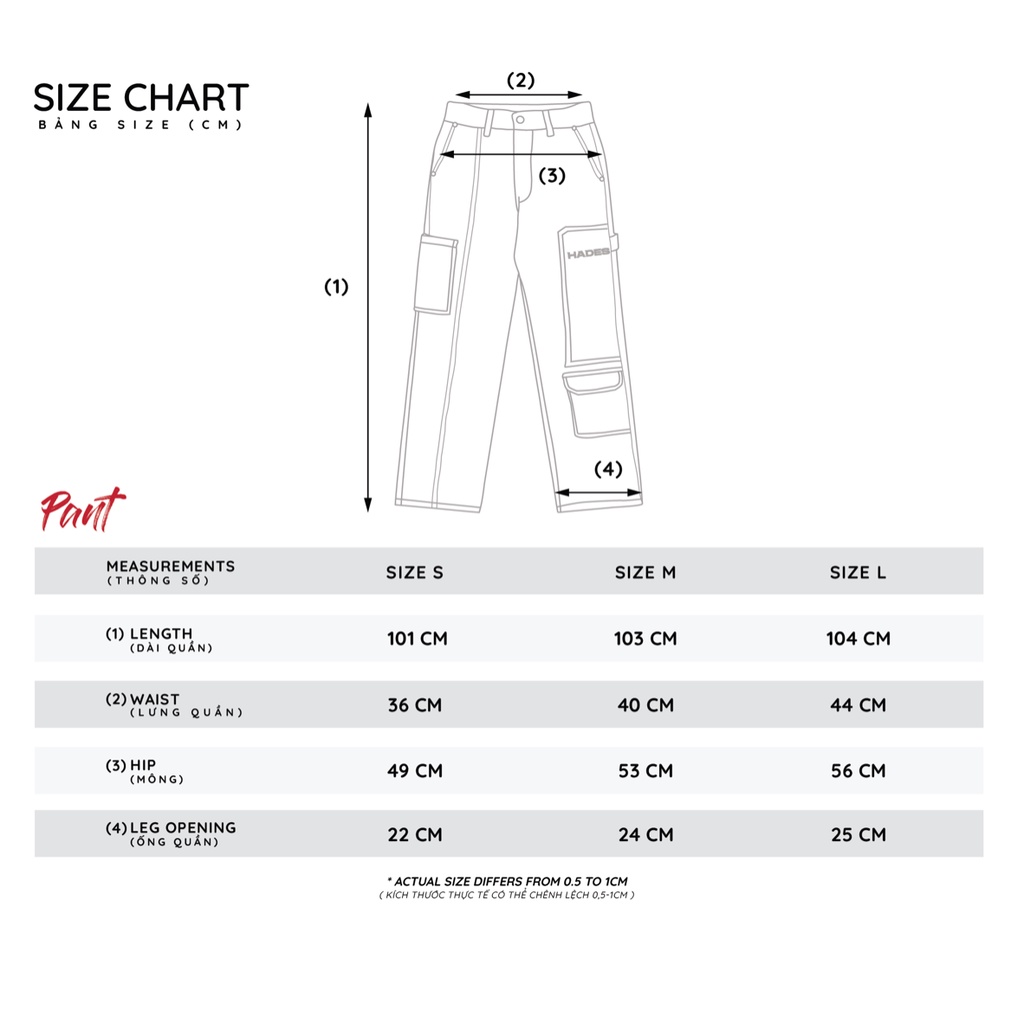 Quần Dài Unisex SUNDRY PANT Vải Kaki Wash - HADES Brand Chính Hãng