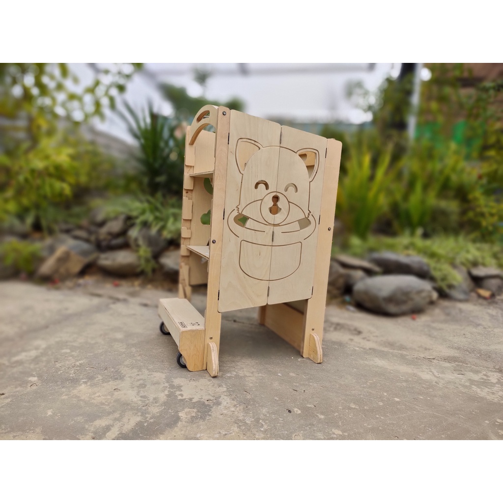 Ghế đứng học tập Montessori - learning tower - Kitchen Helper - thanh đứng học tập