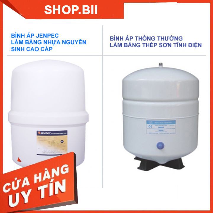 Bình Áp Máy Lọc Nước RO- 132 - Bình Thép Sơn Mạ Tĩnh Điện Nhập Khẩu Đài Loan Bền Cao Cấp Giá Rẻ Lắp Cho Các Loại Máy RO.