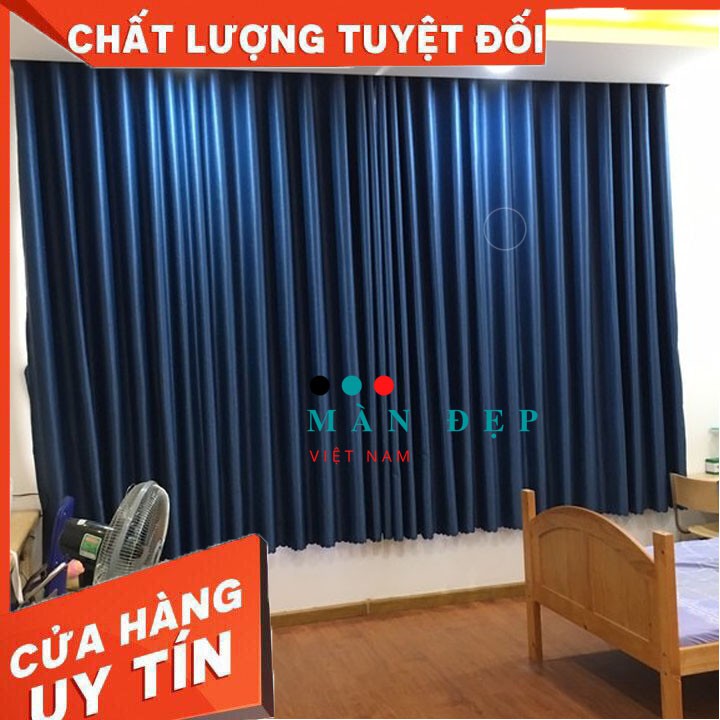 Rèm cửa màu Xanh dương cảng nắng tốt, nhiều size , cực kỳ đẹp, bao đổi trả trong vòng 30 ngày