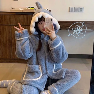 Bộ Ngủ Lông Cá Mập WESTIE