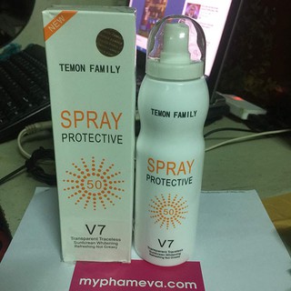 Xịt chống nắng Hàn Quốc spray protective V7 [hàng chính hãng 100%]