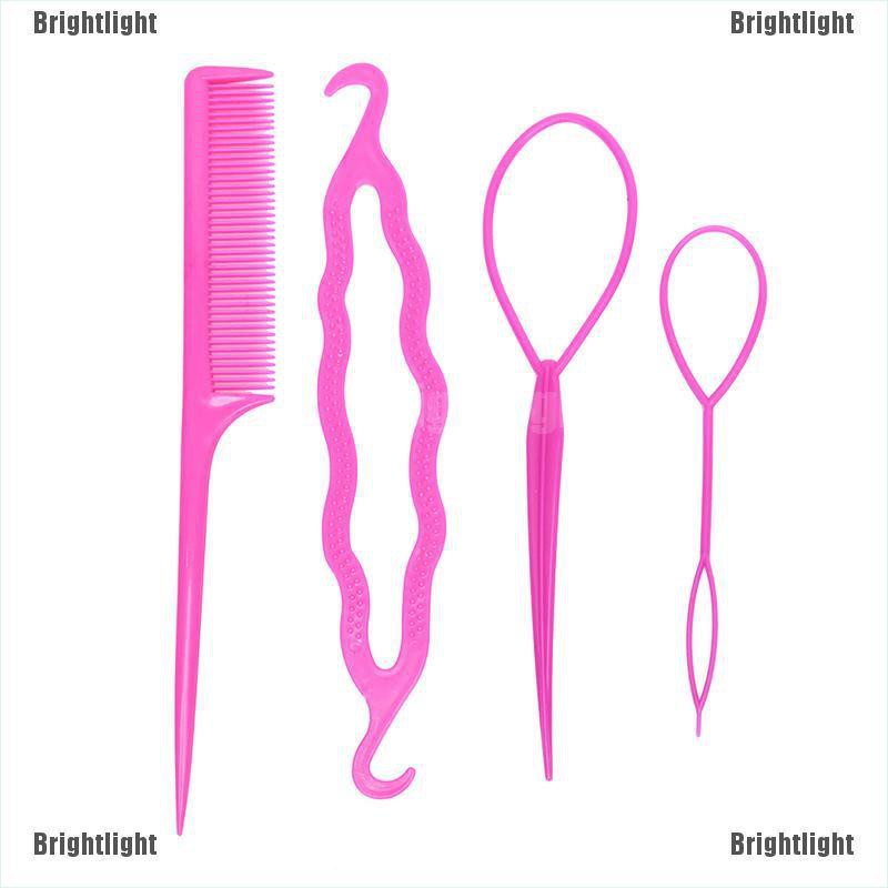 Bộ 4 Dụng Cụ Tạo Kiểu Tóc Thời Trang