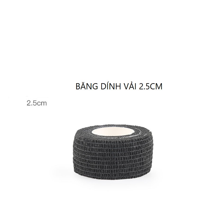 Băng keo thể thao bảo vệ ngón tay cổ tay khi vận động tránh chấn thương finger tape wrist tape 2.5cm x 4.5m