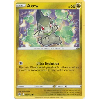 Thẻ Bài Pokemon Axew - 110/172 - Common