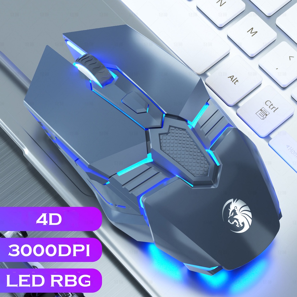 Chuột Cơ Học Có Dây LionKing Dùng Chơi Game, Văn Phòng Led Đổi Màu