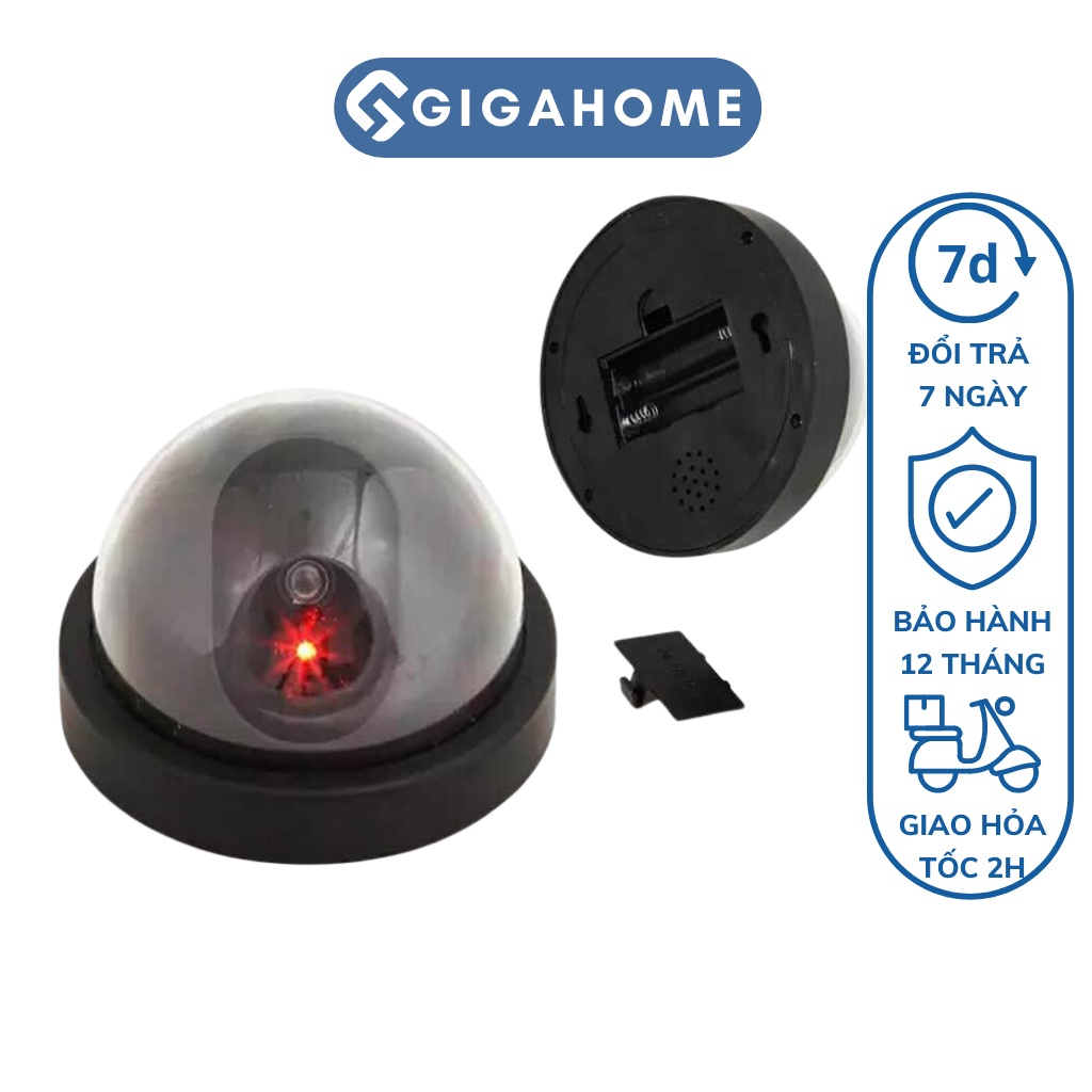 Camera Mô Hình Chống Trộm GIGAHOME Mô Phỏng Có Đèn Led  Cảm Báo 4039