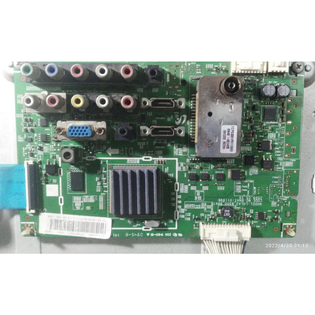 Bo mạch TV LCD Samsung LA32B350F1 tháo máy
