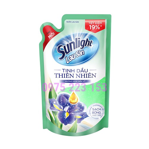 Túi nước lau sàn Sunlight hương hoa diên vỹ 1kg