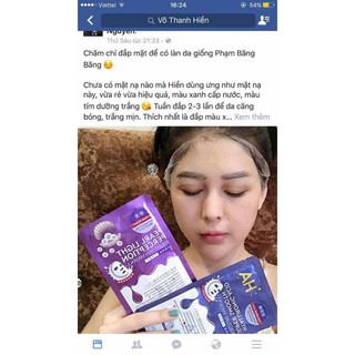 Mặt nạ cấp ẩm dưỡng trắng Maycreate HA
