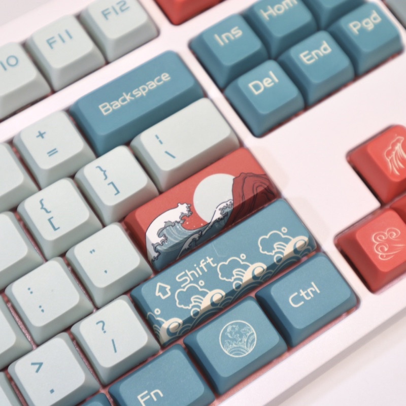 Keycap Coral Sea XDA Thick PBT 128 phím 88PC