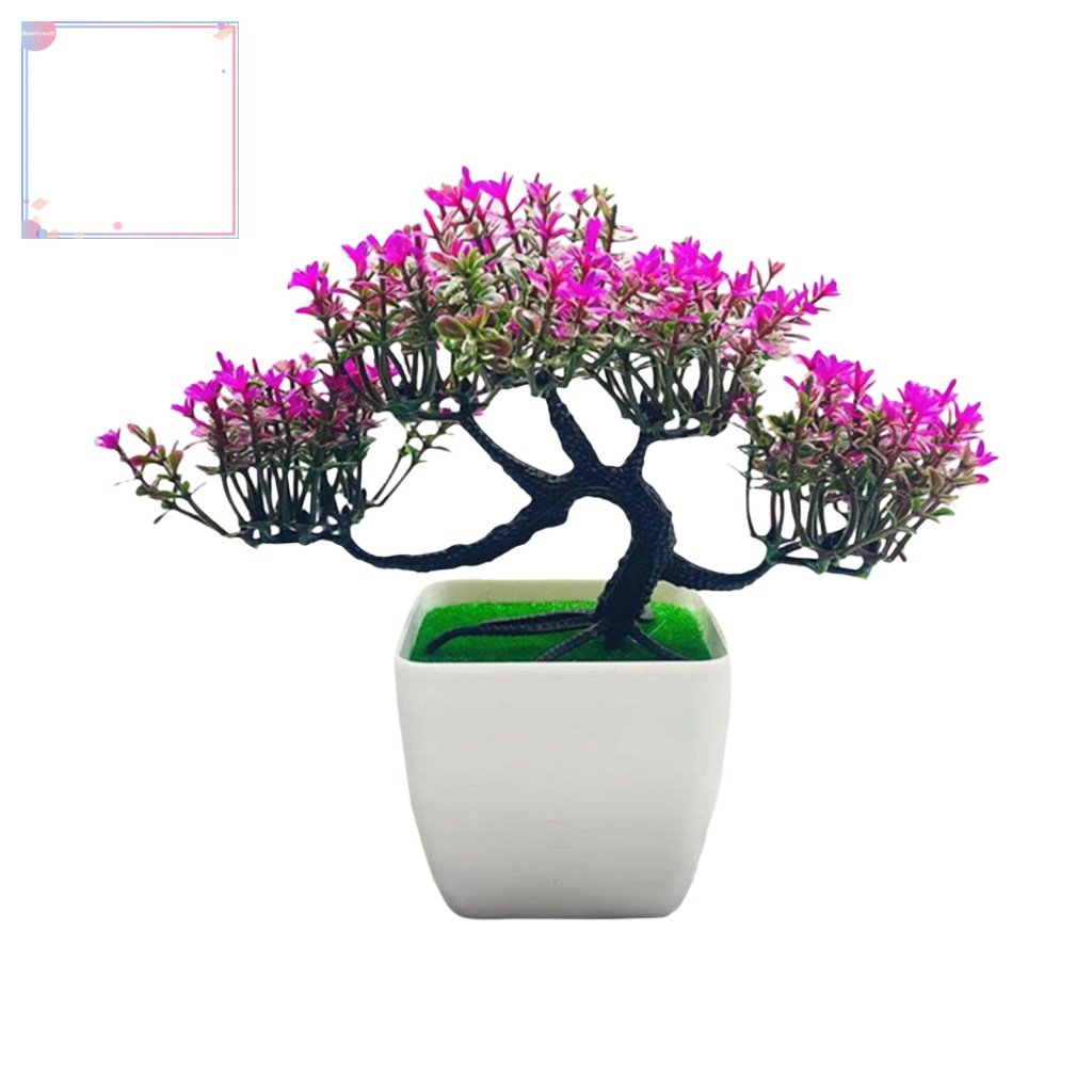 Chậu Cây Bonsai Giả Để Bàn Trang Trí Nhà Cửa