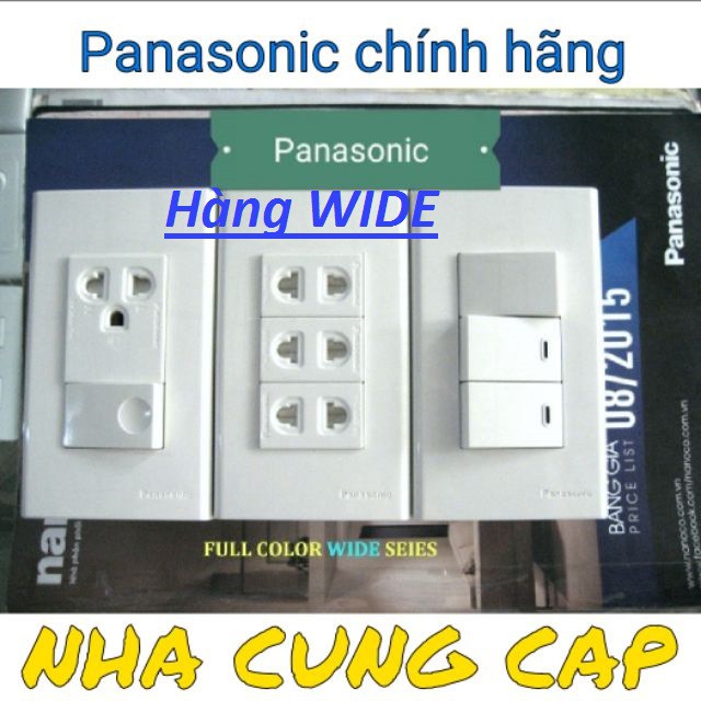 (GIÁ HỦY DIỆT) Ổ CẮM CÔNG TẮC PANASONIC CHÍNH HÃNG