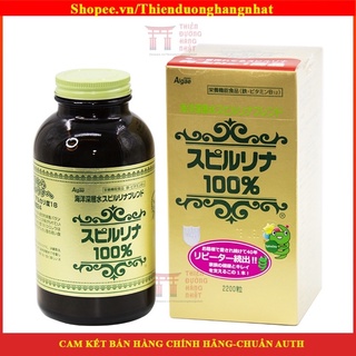 Tảo xoắn tem đỏ Nhật Bản, viên tảo xoắn Spirulina hộp 2200 viên Date 11