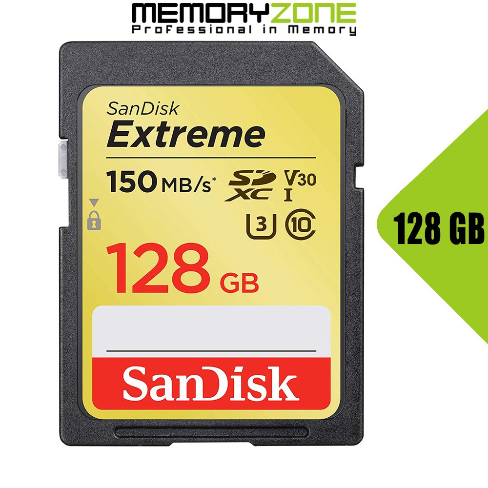 Thẻ nhớ SDXC SanDisk Extreme U3 V30 1000x 128GB 150MB/s SDSDXV5-128G-GNCIN