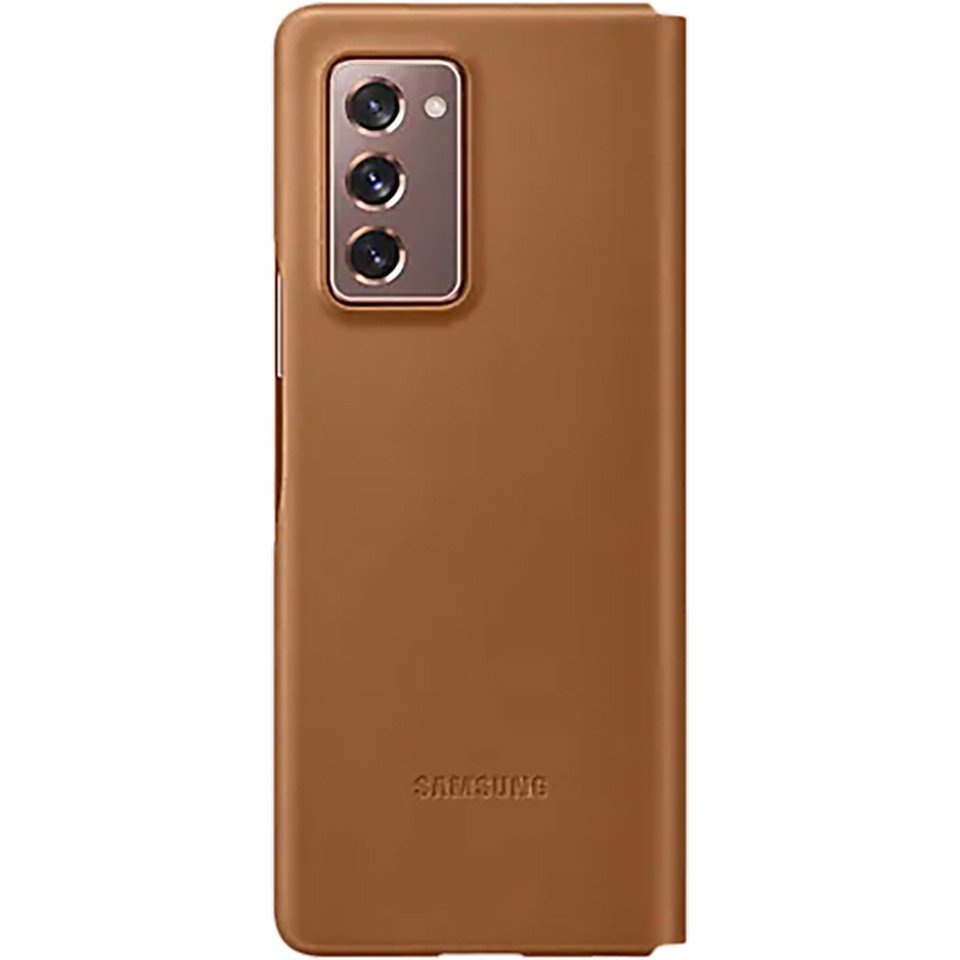 Bao Da Leather Flip Cover Samsung Galaxy Z Fold 2-Chính hãng.