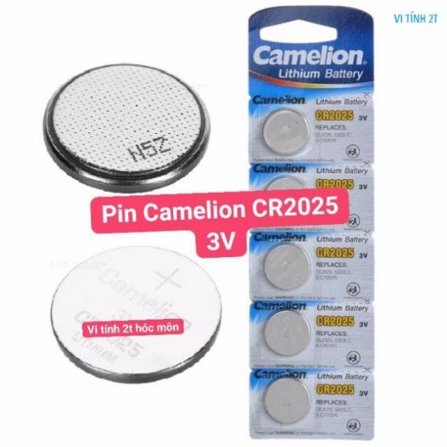 Pin CR2025 Camelion Lithium 3V chính hãng - Vỉ 5 viên