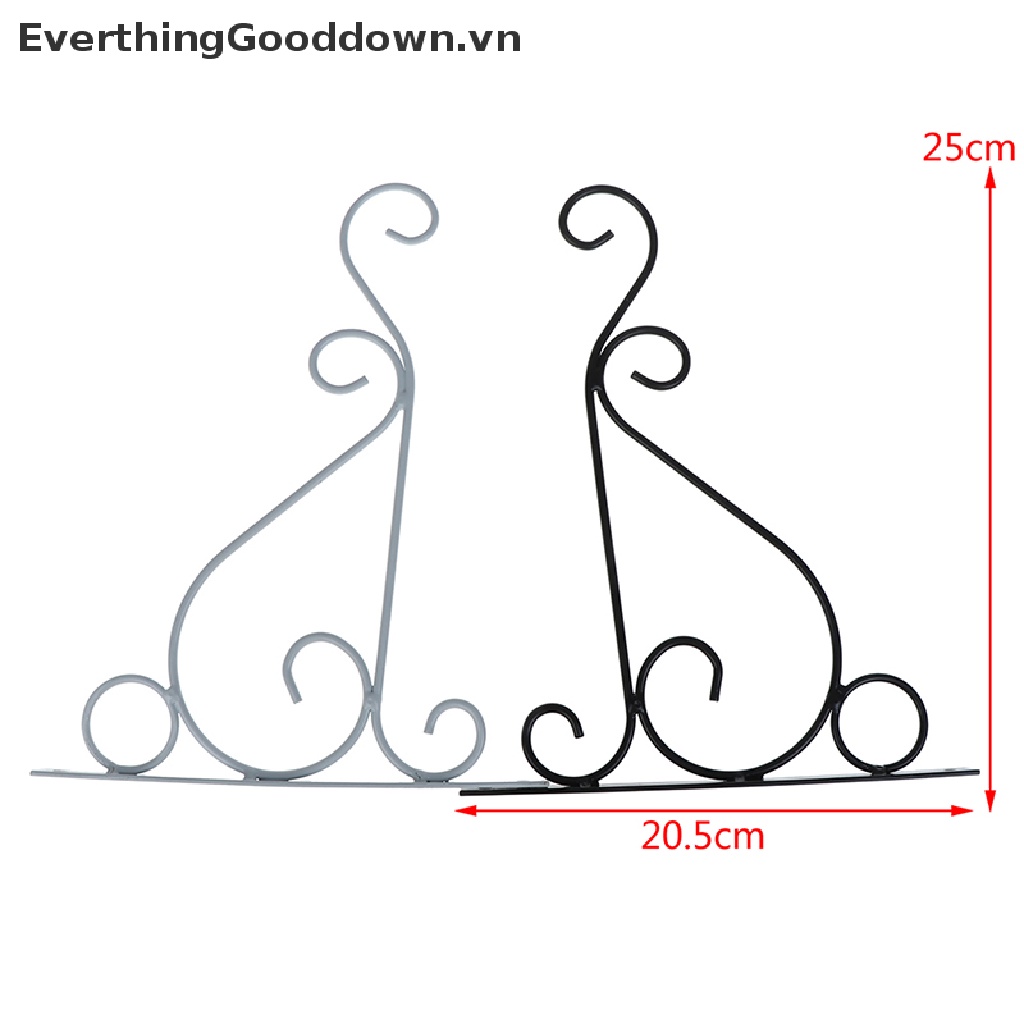 Everthinggoodingdown Giá Đỡ Chậu Hoa Bằng Sắt Treo Tường Ban Công Trang Trí Nhà Cửa