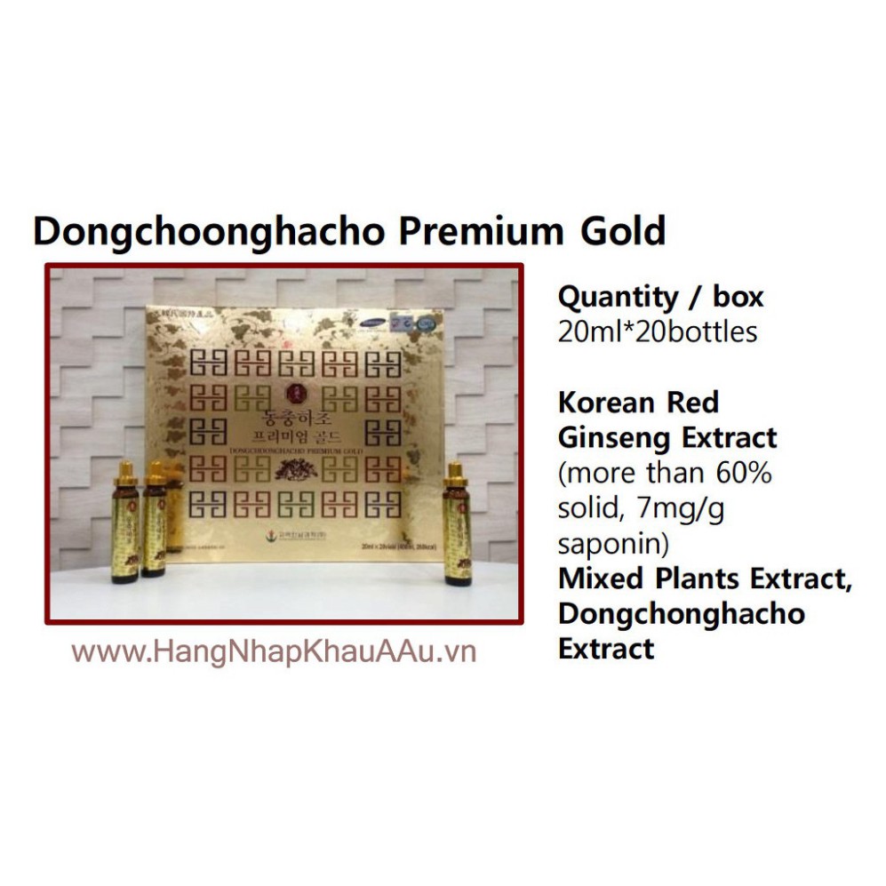 [Flash Sale] Tinh Chất Đông Trùng Hạ Thảo Hàn Quốc hộp 20 ống vàng | BigBuy360 - bigbuy360.vn