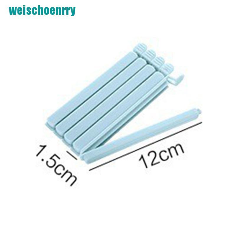 Rér●Set 5 Kẹp Miệng Túi Bảo Quản Thực Phẩm Bằng Nhựa Màu Trơn