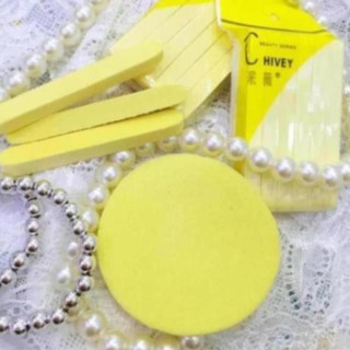 Thanhlan85- bông nở rửa mặt bọt biển chivey nhật bản