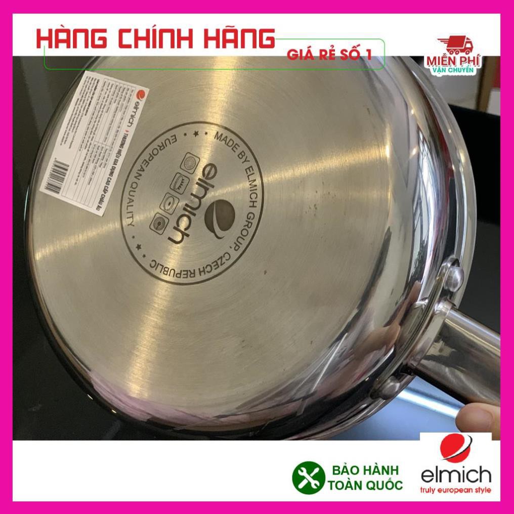 CHẢO INOX 2 LỚp CAO CẤP ĐÁY LIỀN ELMICH TRI-MAX XS 20CM, CHẢO CHỐNG DÍNH BẾP TỪ ELMICH