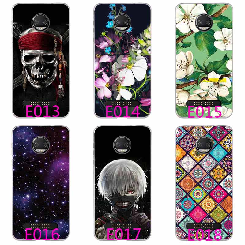 Ốp điện thoại silicon TPU mềm in hoạt hình nhiều màu dễ thương cho Motorola Moto Z2 Force | BigBuy360 - bigbuy360.vn