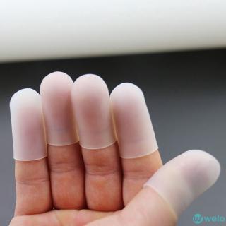 Set 5 đầu bọc ngón tay làm từ silicon chống bỏng khi nấu nướng tiện lợi