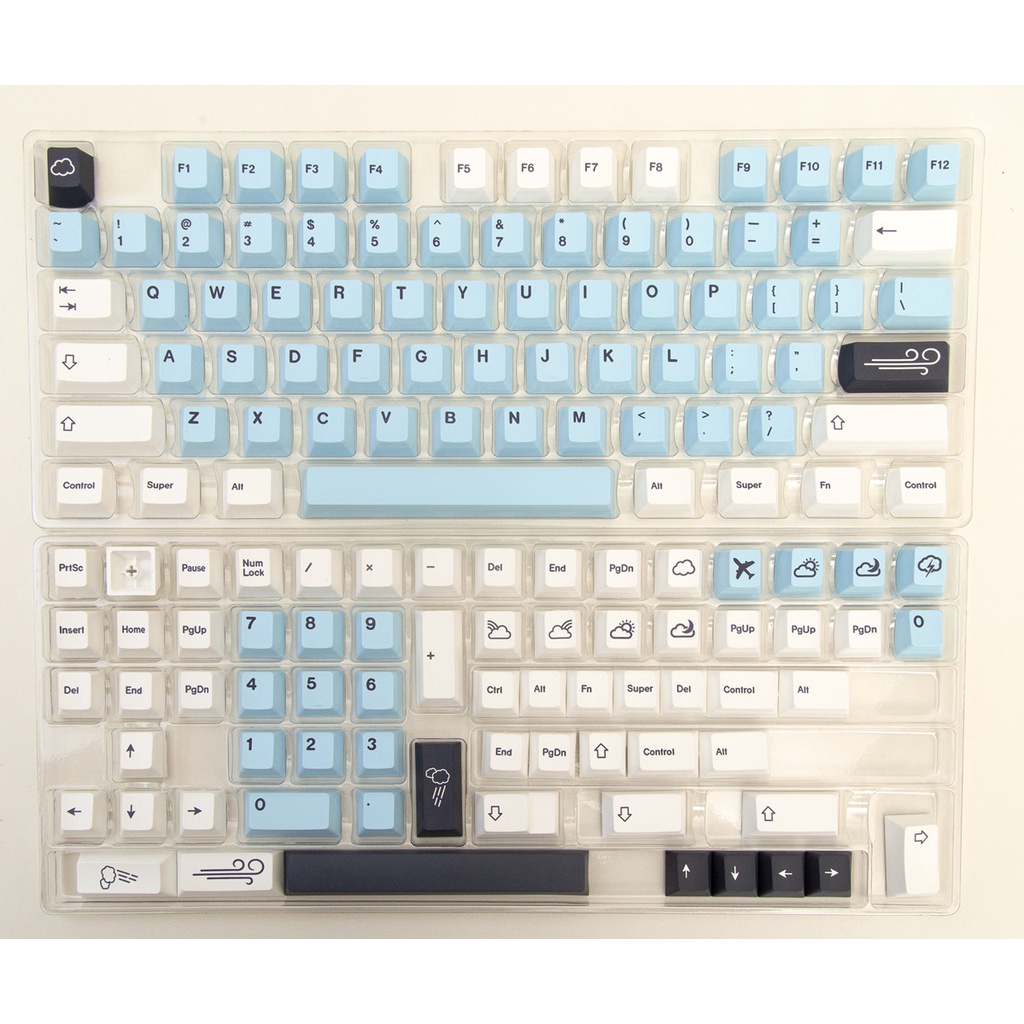 GMK Nimbus Keycaps Cherry Profile PBT DYE SUB Nhật Bản Bàn phím cơ học Keycap 143 Phím