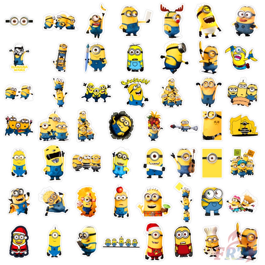 ❉ Minions Series 05 - Despicable Me Stickers ❉ 50Pcs/Set Movie Waterproof Fashion DIY Decals Doodle Stickers