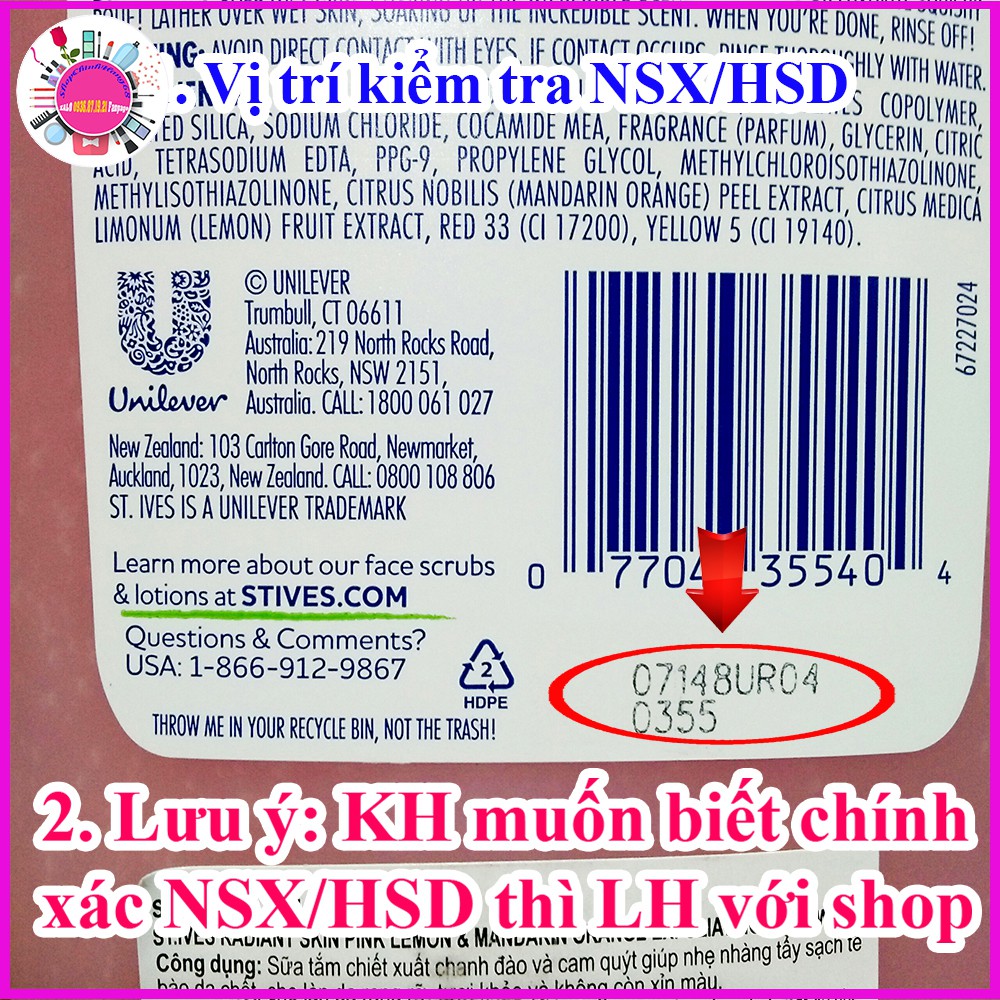 Sữa tắm ST.Ives dưỡng ẩm tẩy tế bào chết và làm chống lão hóa da 650ml Mỹ | BigBuy360 - bigbuy360.vn
