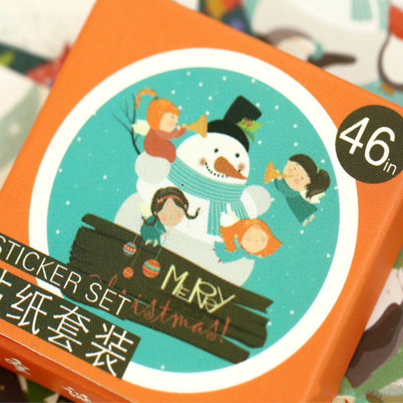 Bộ 46 sticker dán trang trí