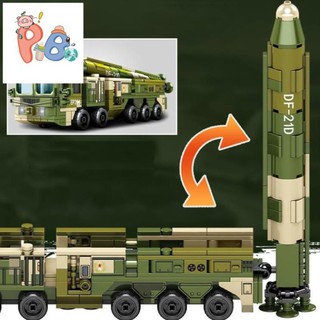 Lego xe container bắn tên lua - đồ chơi lego minecraft xe chở tên lửa phòng không - 420 chi tiết - pibo