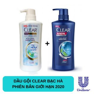 Combo 2 chai dầu gội clear thái