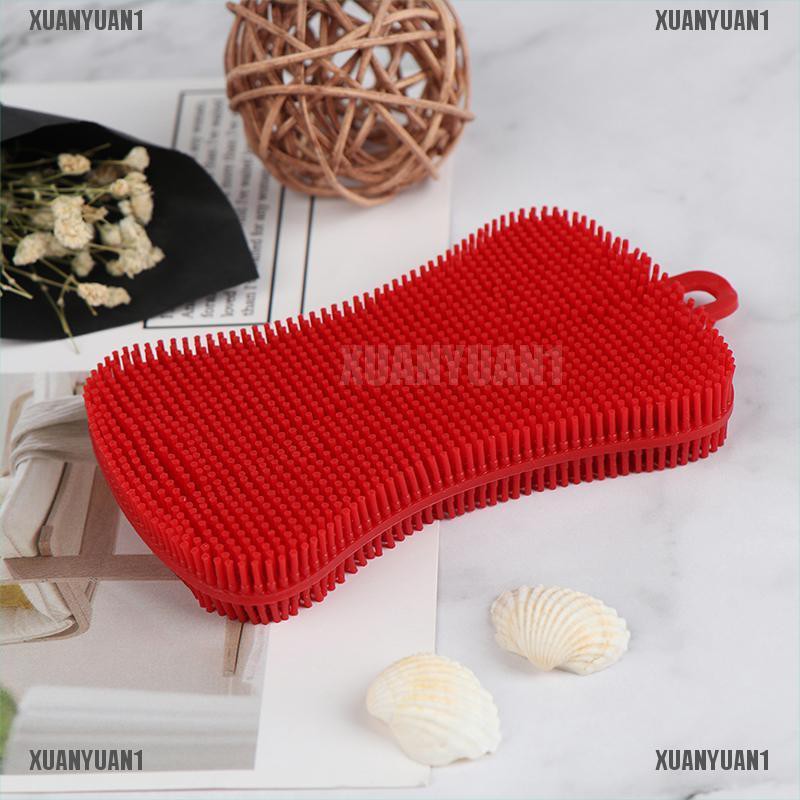 [XUANYUAN1] Miếng Rửa Chén / Chảo / Nồi Bằng Silicone Cho Nhà Bếp