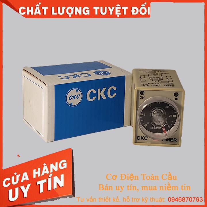 Rơ le, Relay thời gianTimer CKC AH3-3 220VAC