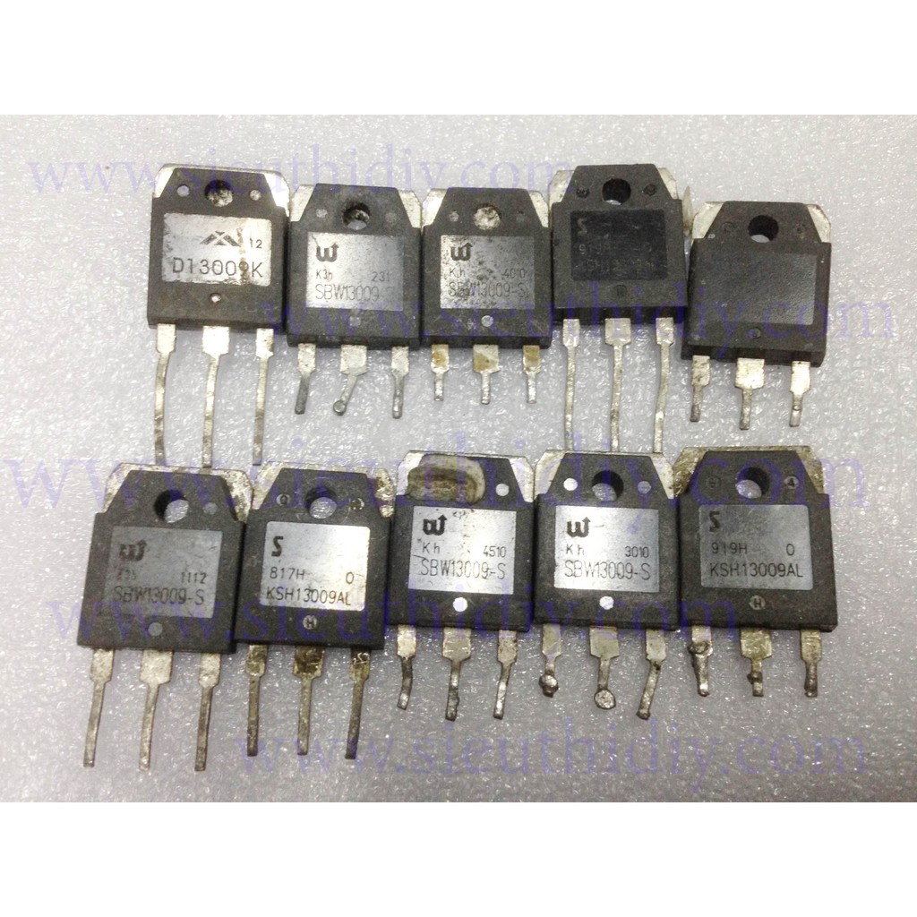 Transistor công suất 13009 To 3P tháo máy chính hãng (2c)