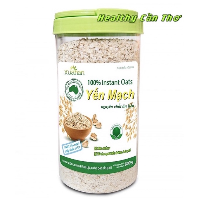 Yến Mạch Nguyên Chất Xuân An Hủ 800gr- Tặng Kèm YM