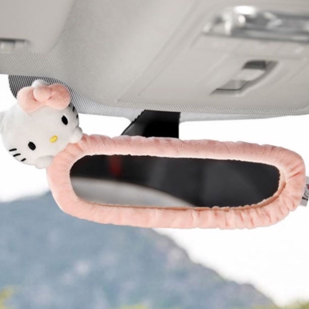 Ốp Gương Chiếu Hậu Họa Tiết Hoạt Hình Trang Trí Nội Thất Xe Hơi