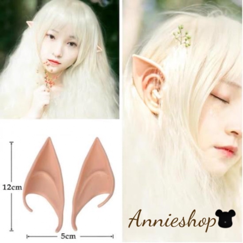 Tai yêu tinh, tinh linh, hồ ly y như tai thật -tai cosplay kết hợp cả gothic,lolita,cổ trang Annieshop(Có clip,ảnh thật)
