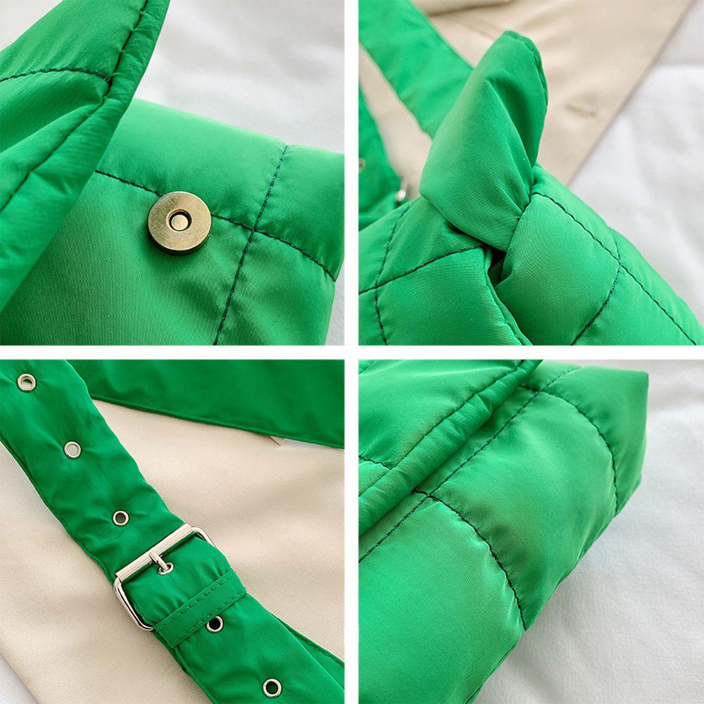 Túi Đeo Vai Cỡ Lớn Vải Cotton Họa Tiết Kẻ Sọc Thời Trang Cho Nữ
