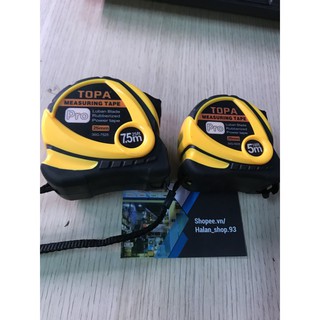 Thước cuộn vàng topa pro 5m / 7.5m / hàng cao cấp