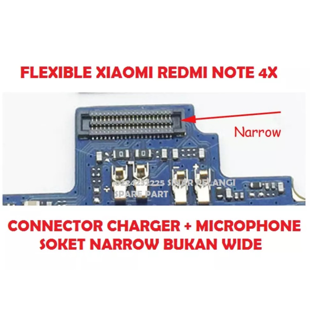 Linh Kiện Điện Tử Kết Nối Linh Hoạt Cho Micro Xiaomi Redmi Note 4x 5.5 Inch 906768